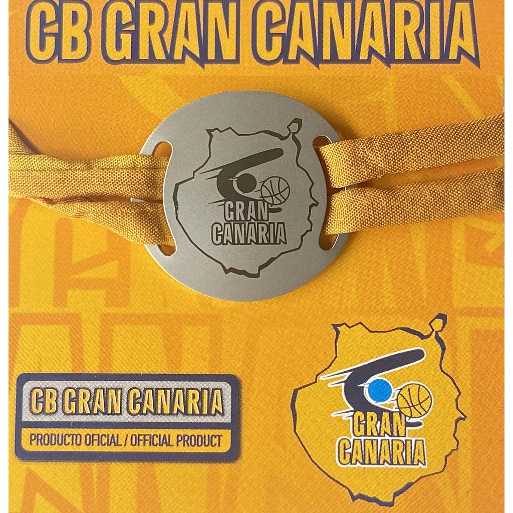  PULSERA ACERO GRANCA AMARILLA
