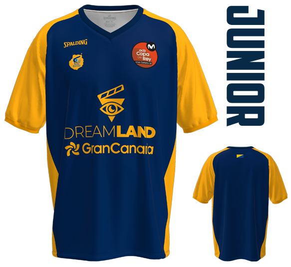 CAMISETA DE CALENTAMIENTO JUNIOR COPA DEL REY 2025